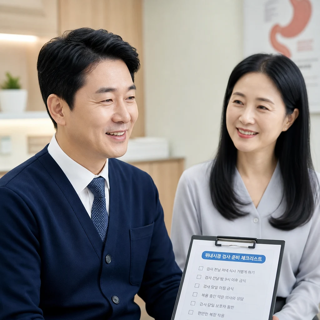 위내시경 검사 준비 어떻게 해야 하나요?