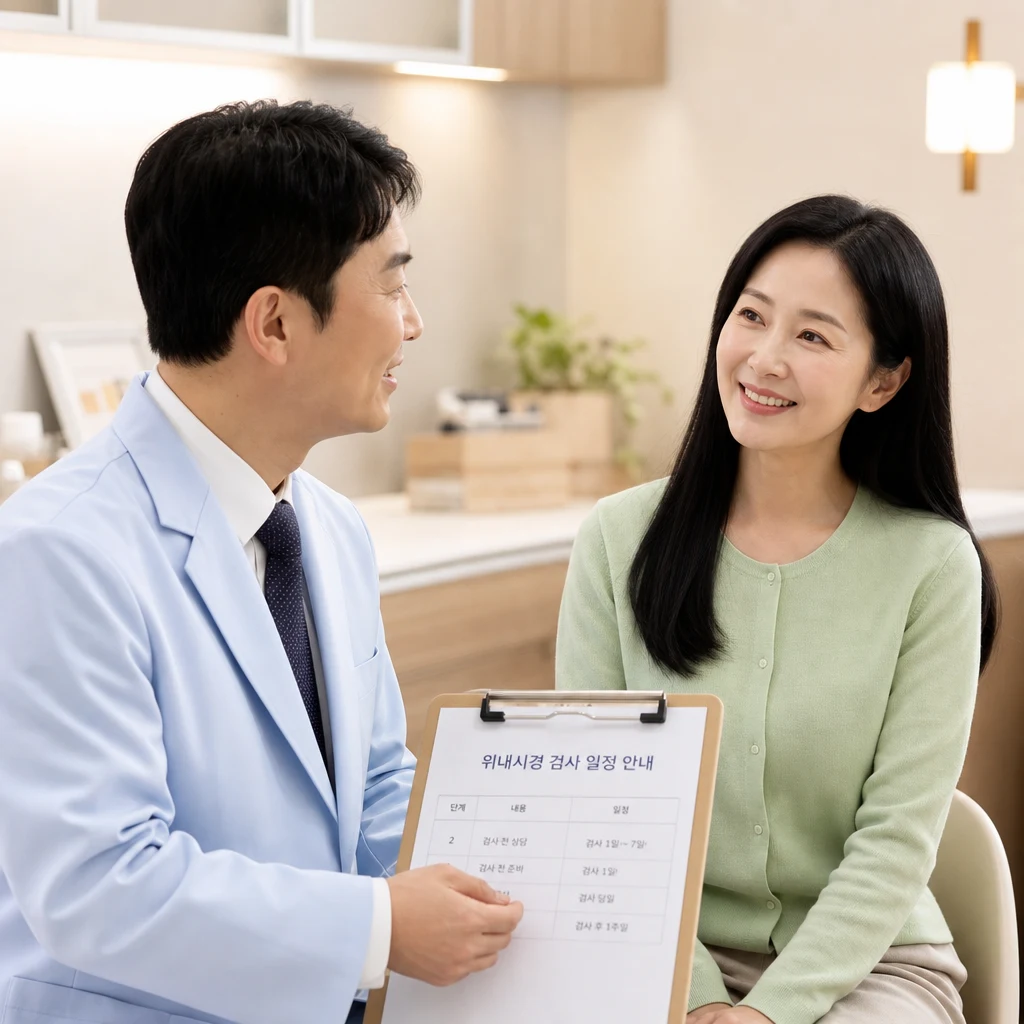 위내시경, 검사 시간은 얼마나 걸리나요?